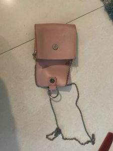 Quilted Mini Bag combo of two pink and black