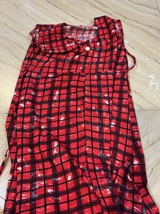 Red Plaid Dress