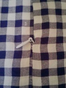 Dummy Shape Checkered Maternity Top