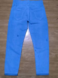 Blue High-Waisted Jeans