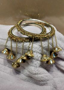 Golden 2 Bangles Set
