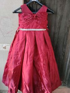 Elegant Red Party Dress