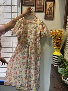 Floral Print Midi Dress - Perfect for Spring