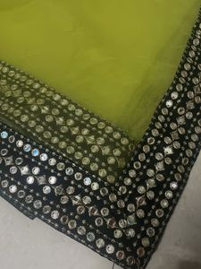 Saree Bilause with Mirror Work