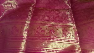 Elegant Black &amp; Gold Saree
