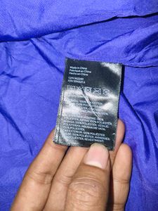 H&amp;M &#39;82&#39; Purple Varsity Bomber (Baggy Fit)