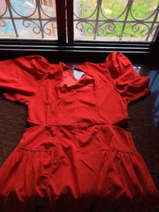 Chic Orange Dress