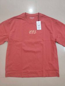 XL Stylish Shein Coral T-shirt