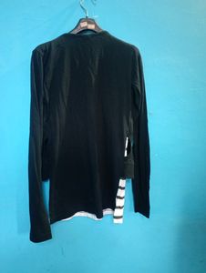 BLACK SHRUG ALIKE TOP 👚