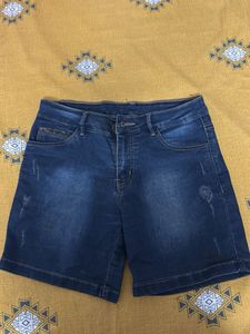 Blue Denim Shorts
