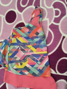 Colorful Sleeveless Top