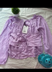 Corset Lavender Top🩵
