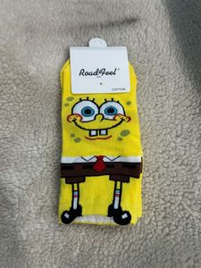 Iron Man &amp; Sponge Bob Print Socks