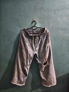 Wide Leg Denim Jeans