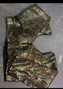 Black Sequence Blouse