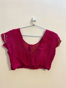 Bandhej  Rose Pink Wedding Wear Saree