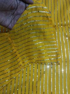 Bahut Hi Pyara Sequence Work Yellow Kurta 😘