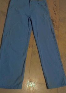 Blue Casual Pants