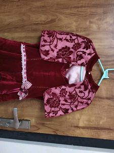 Elegant Maroon Dress