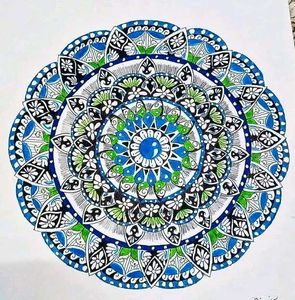 Framed Mandala Art Print