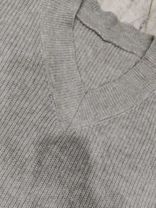 Gray Knit Pullover Sweater🩶