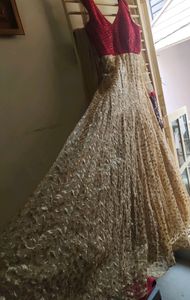 stitched gown used only twice L size