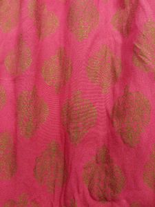 Pink Tiered Ethnic Skirt