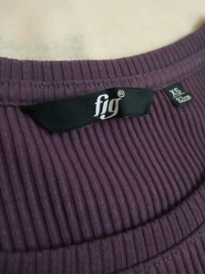 Purple Short Sleeve Top