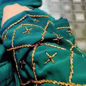 Dubai Hand Work Abaya Burkha Hijab Girls Duppata