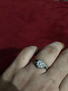 92.5 SILVER Flower Design Ring