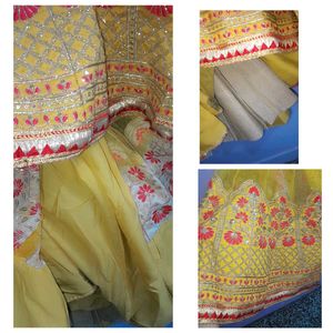 price dropped!!! heavy mustard lehenga