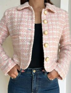 Pink Tweed Jacket
