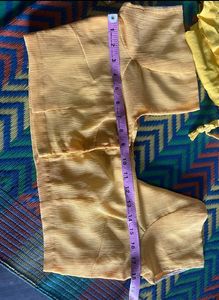 Elegant Yellow Embroidered Saree