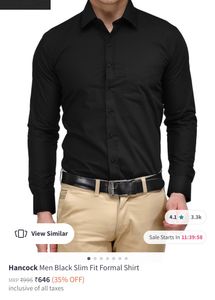 Men’s Black Shirt