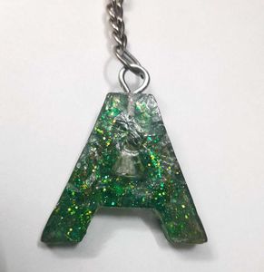 'A' Initial Keychain