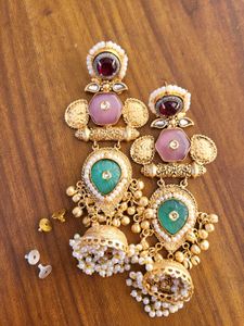 New/Unused Gold Plated Light Weighted Brass Jhumki