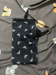 Butterfly Print Mini Slip Dress