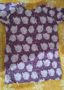 Floral Print Short Top