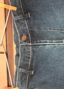 Denim Cargo Jeans
