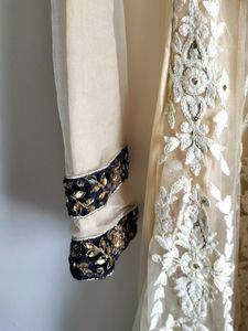 Beautiful Heavy Work Long Gown With Beads Wor