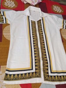 Vintage-Style Patterned Shirt