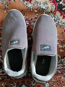 Gray Slip-On Sneakers