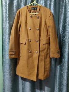 Cozy beige long Overcoat 🧥