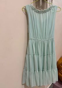 Mint Tiered Dress