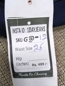 G@-12 Size-26 Straight Jeans