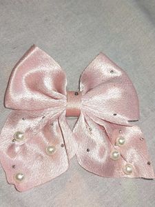 Cute Pink Hair Bow