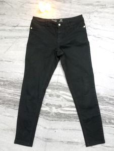 Mid Slim Fit Jeans In Charcoal Black