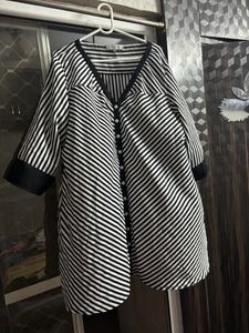 White And Black Shirt