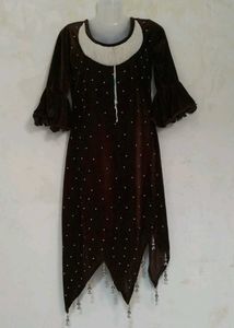 New Stayle Beautiful Hand Zari Work Moti Wor