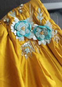 Cocktail Mustard Gown